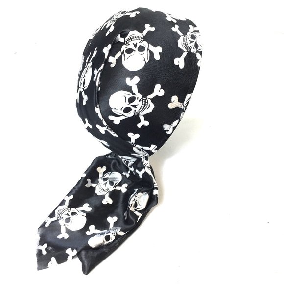 Pirate Faux Head Wrap Cap Hat NWOT - Picture 6 of 9